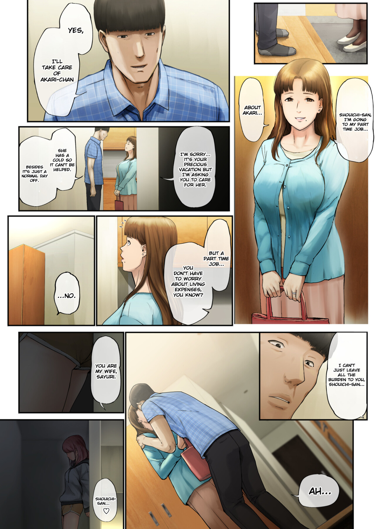 Hentai Manga Comic-My Wife Left Me Because I was -Read-55